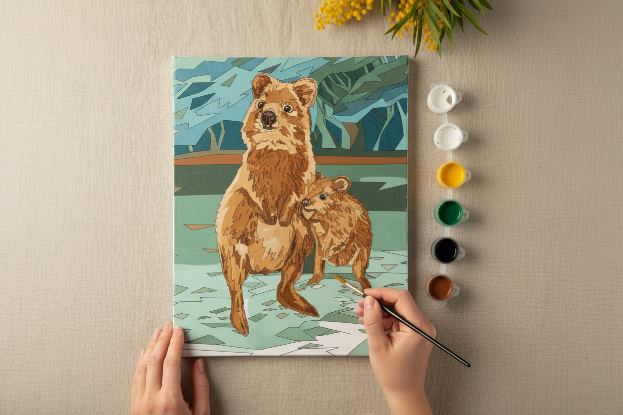 Quokka & Joey painting kit