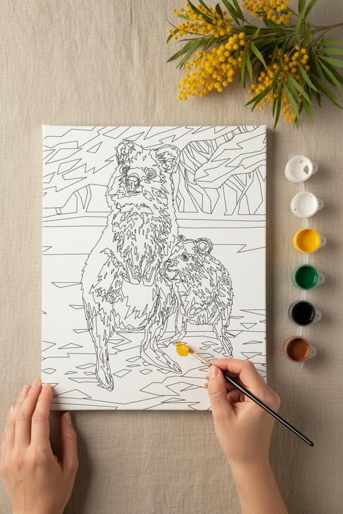 Quokka & Joey painting kit